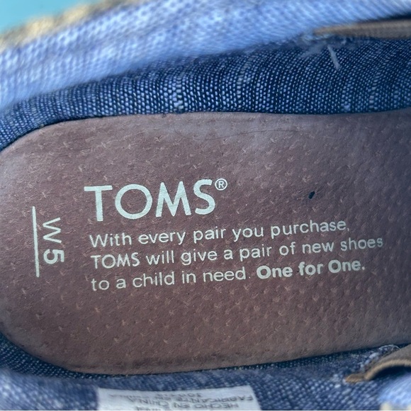 TOMS Cheetah Print Wedge Ankle Booties Shoes Size 5 - Picture 7 of 9